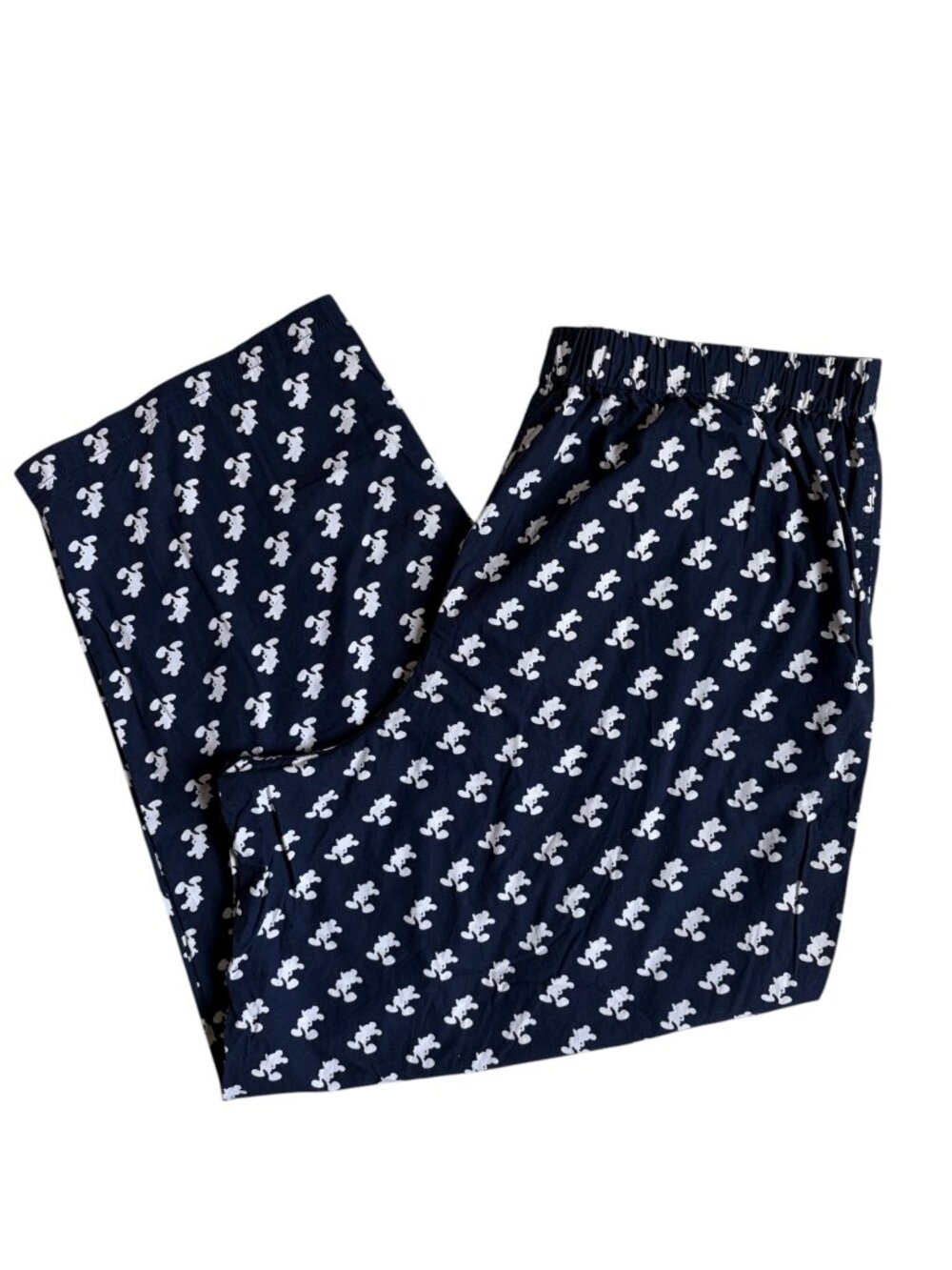 Disney Parks Men's Mickey Mouse Print Pajama Pants (Navy & White) - XXXL